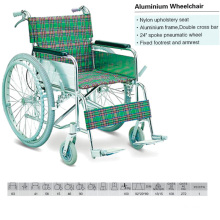 24" Spoke Air Tire Aluminum Wheelchair